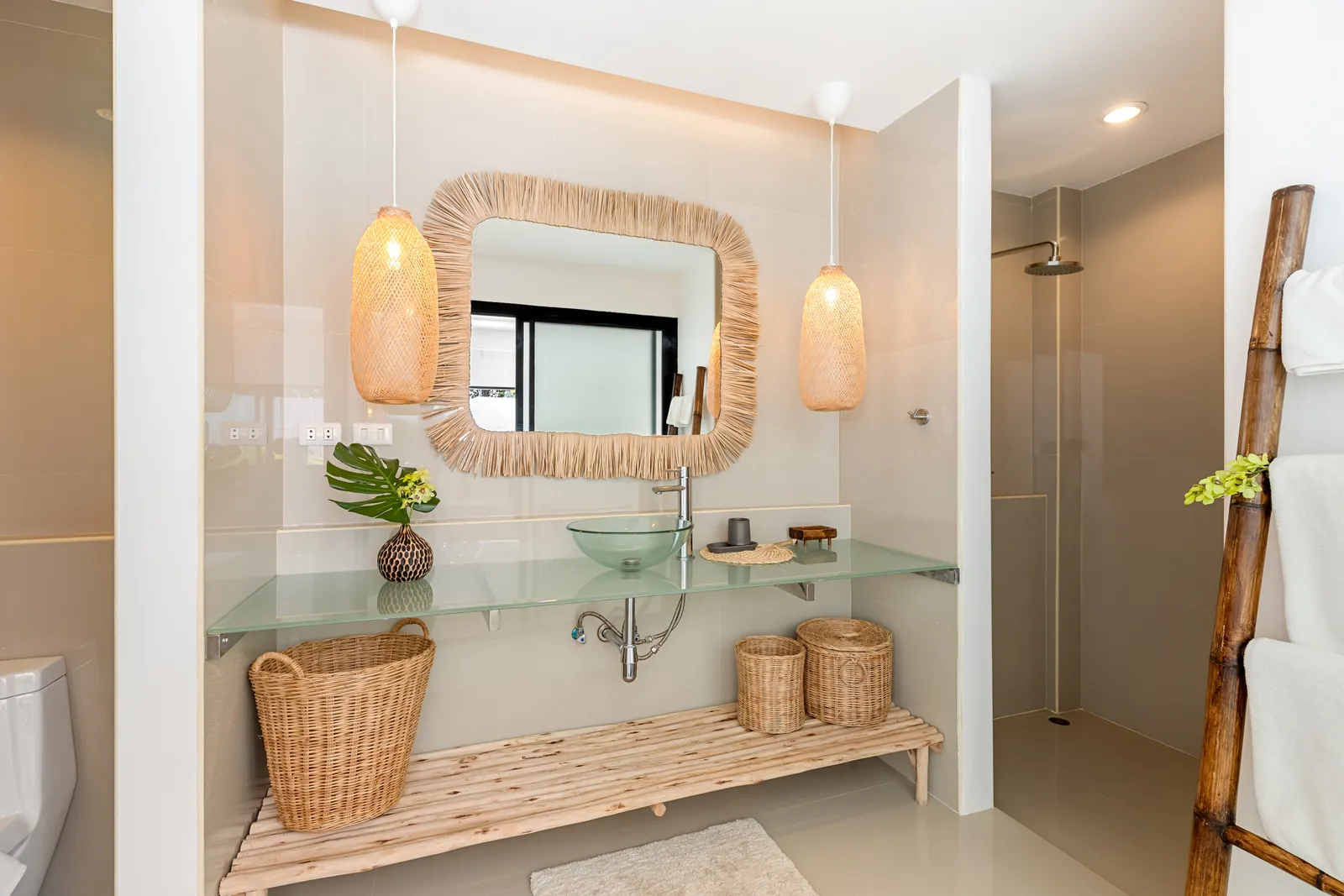 Bathroom 3 at Chaweng Boutique Private Pool Villa